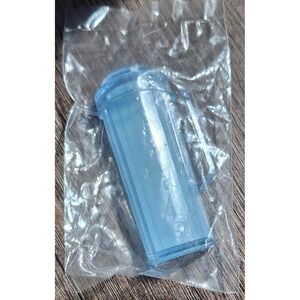 Vtg Tupperware Refrigerator Magnet Clear Blue Pitcher